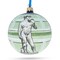 Michelangelo's 'David' Sculpture Glass Ball Christmas Ornament 4 Inches